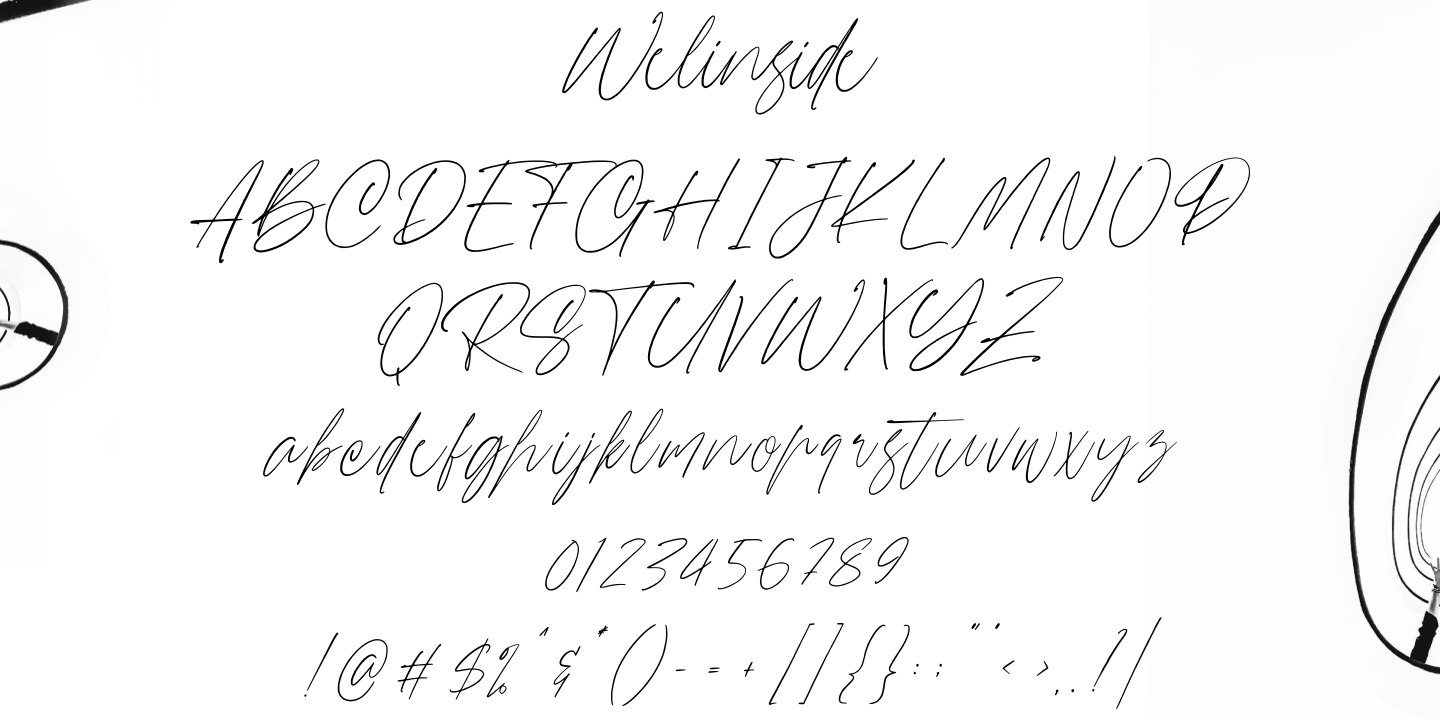 Beispiel einer Welinside-Schriftart #2